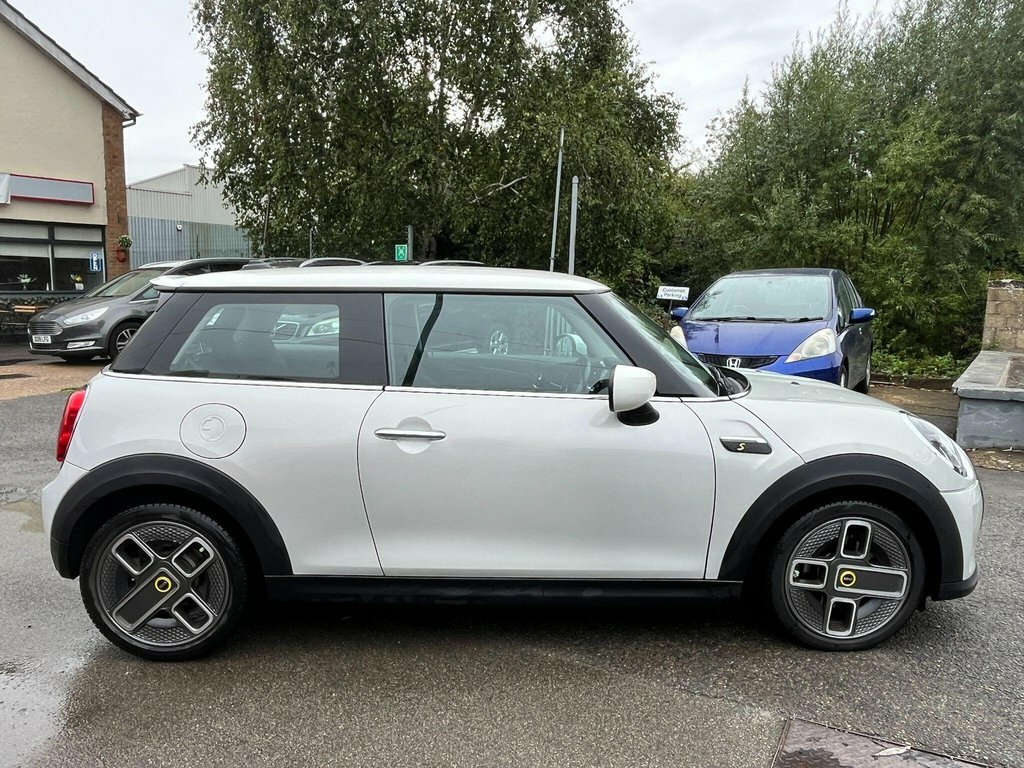 Mini Electric Hatchback Silver #3