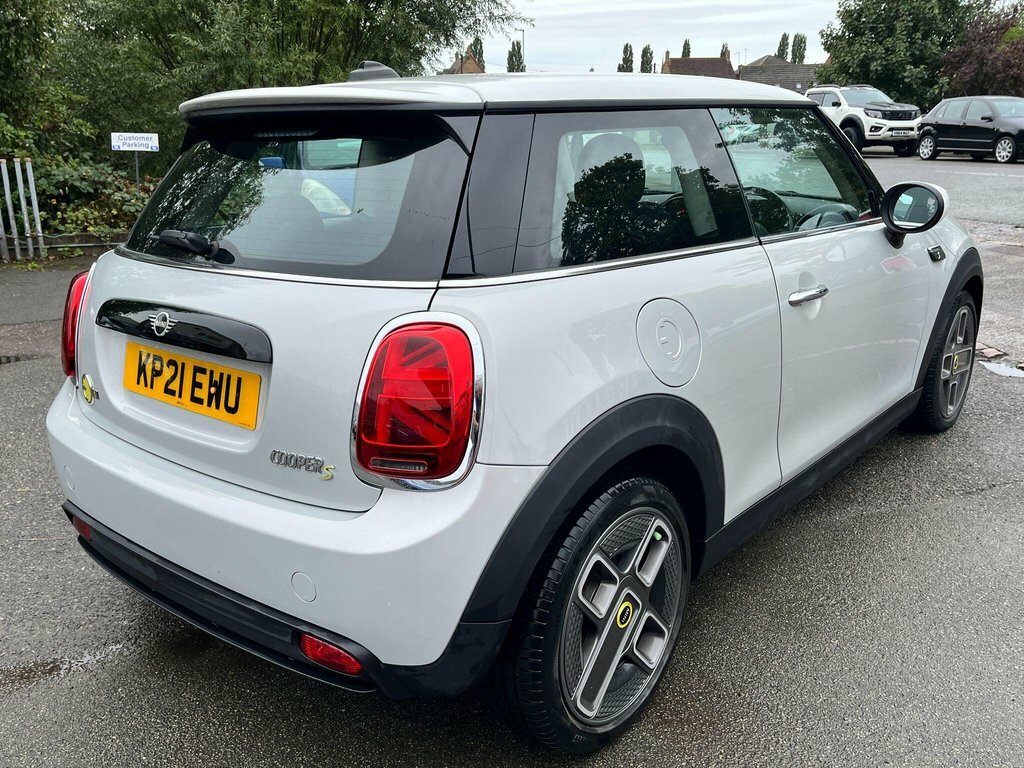 Mini Electric Hatchback Silver #4