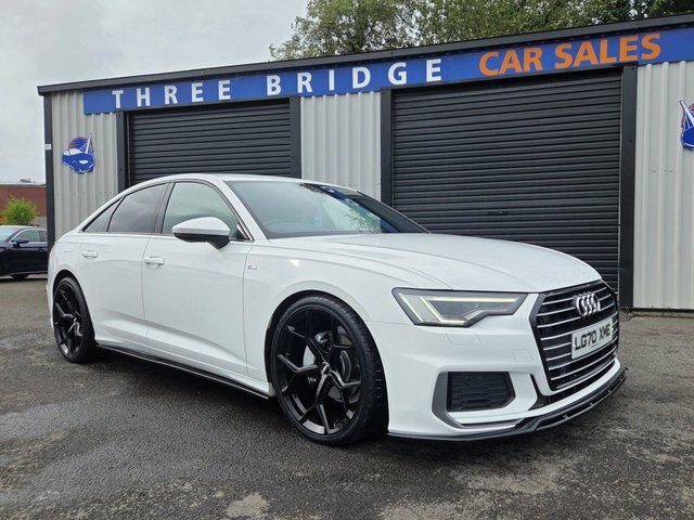 Audi A6 Saloon 2.0 Tdi 40 S Line Saloon S Tronic Euro White #2