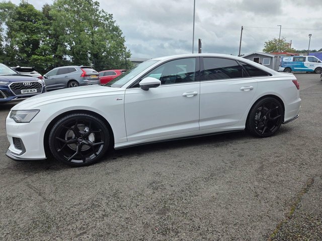 Audi A6 Saloon 2.0 Tdi 40 S Line Saloon S Tronic Euro White #5