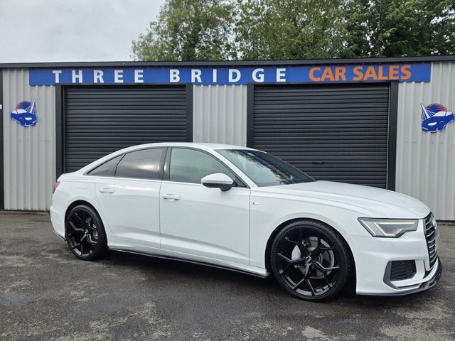 Audi A6 Saloon 2.0 Tdi 40 S Line Saloon S Tronic Euro White