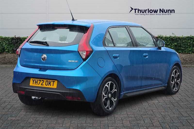 MG MG3 1.5 Vti-tech Exclusive Nav Hatchback Ma YH72OKT Blue #3