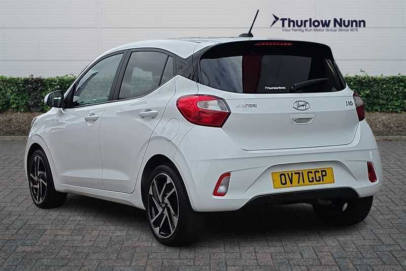 Hyundai I10 1.0 Premium Hatchback Euro 6 S White #5