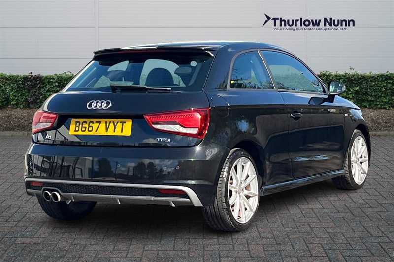 Audi A1 1.4 Tfsi S Line Hatchback Euro 6 Black #3