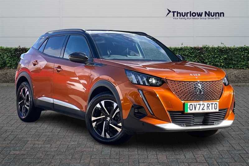 Peugeot e-2008 50Kwh Gt Suv 7Kw Charger 136 Orange