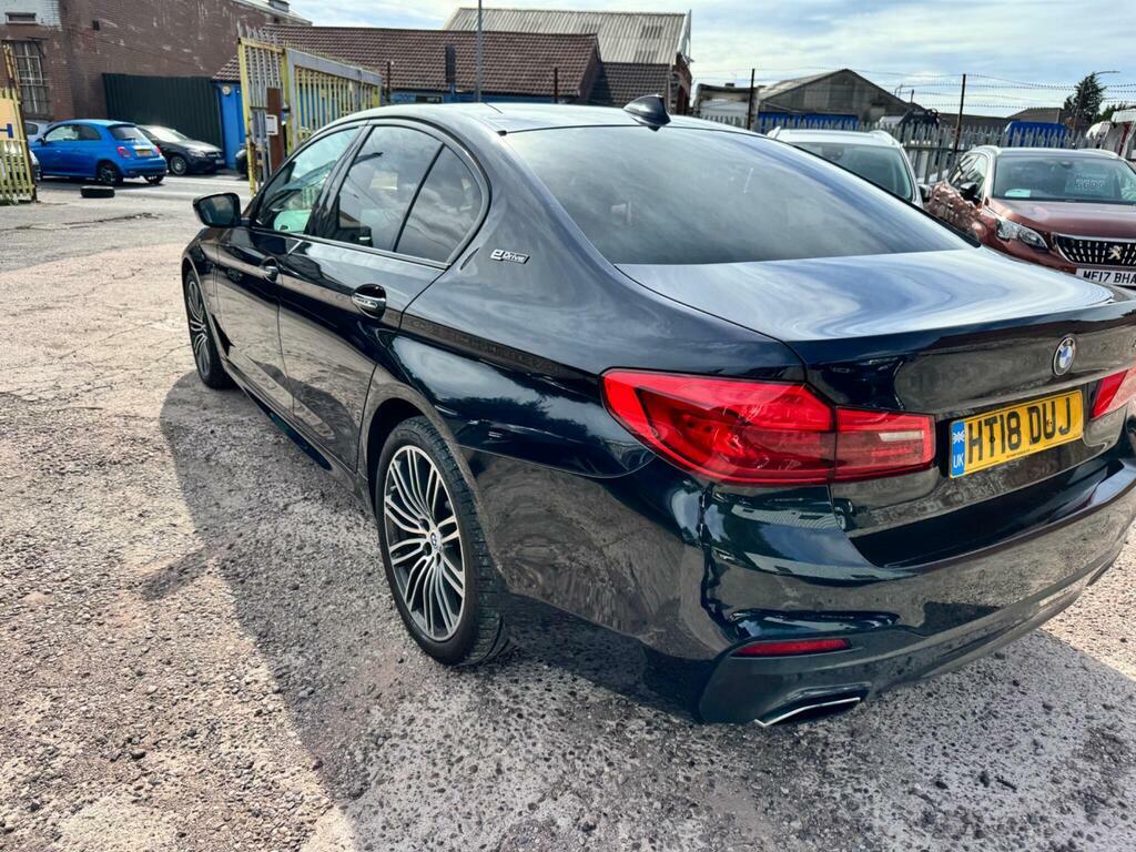 BMW 5 Series 2.0 530E 9.2Kwh M Sport Euro 6 S S Black #4