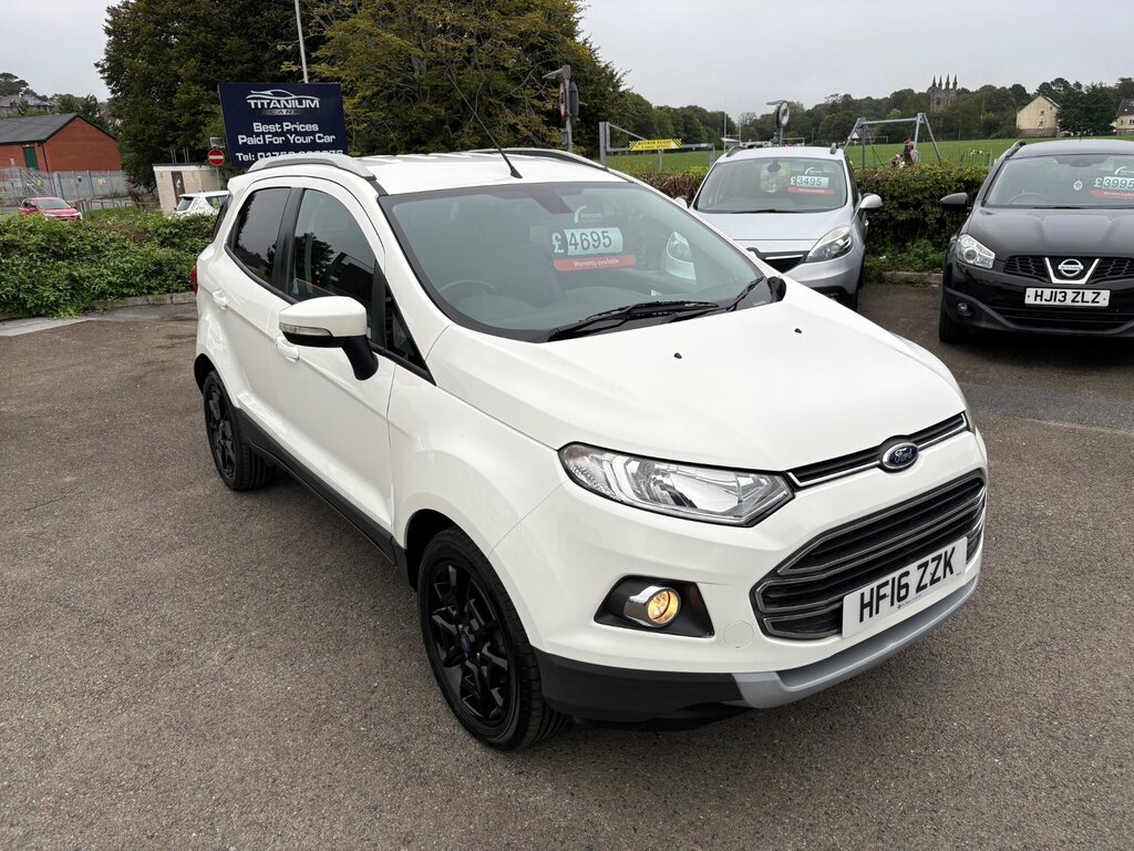 Ford Ecosport 1.0T Ecoboost Titanium Suv 2Wd E White #4