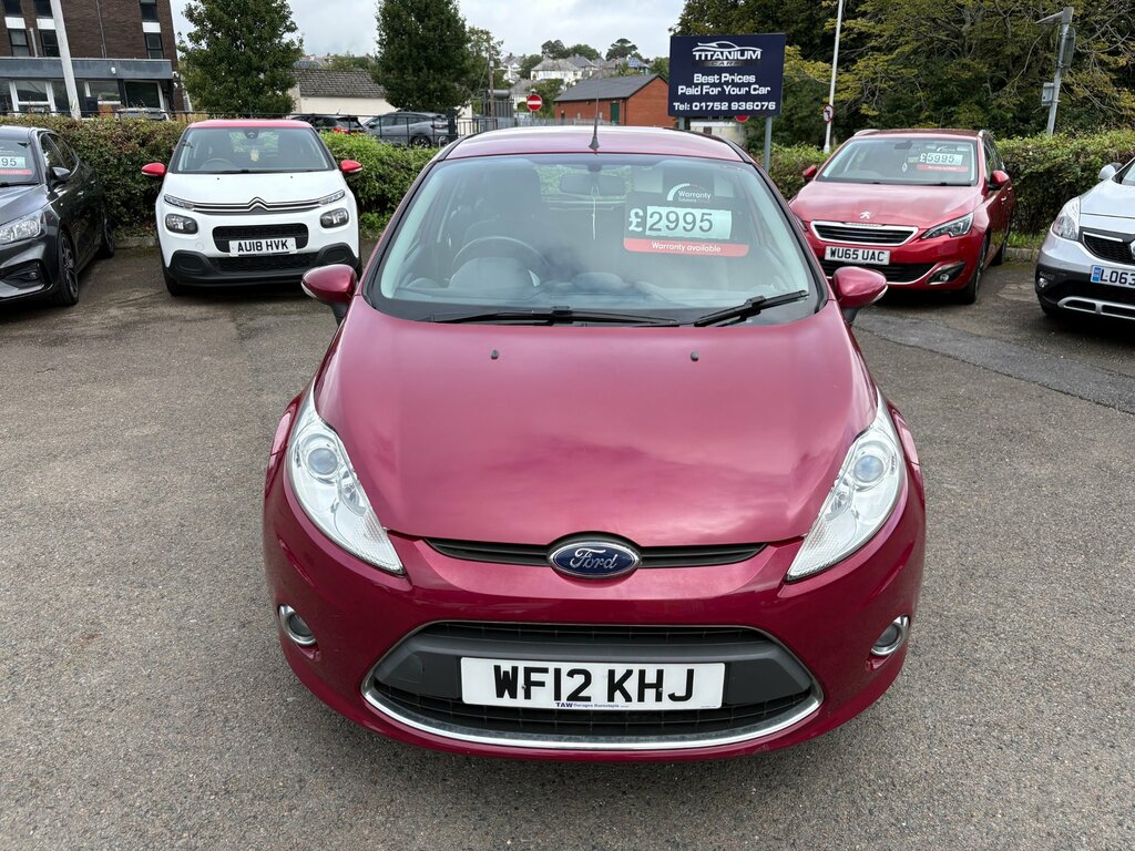 Ford Fiesta 1.25 Zetec Hatchback 129 Gkm, Red #2