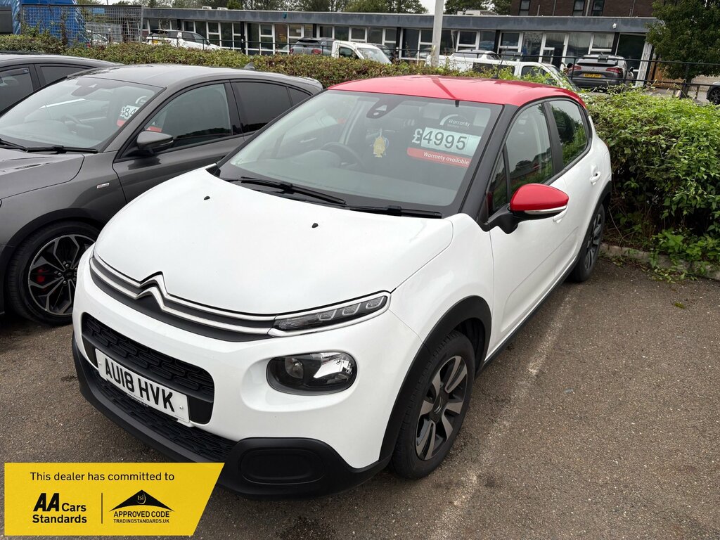 Citroen C3 1.2 Puretech Feel Hatchback Euro White