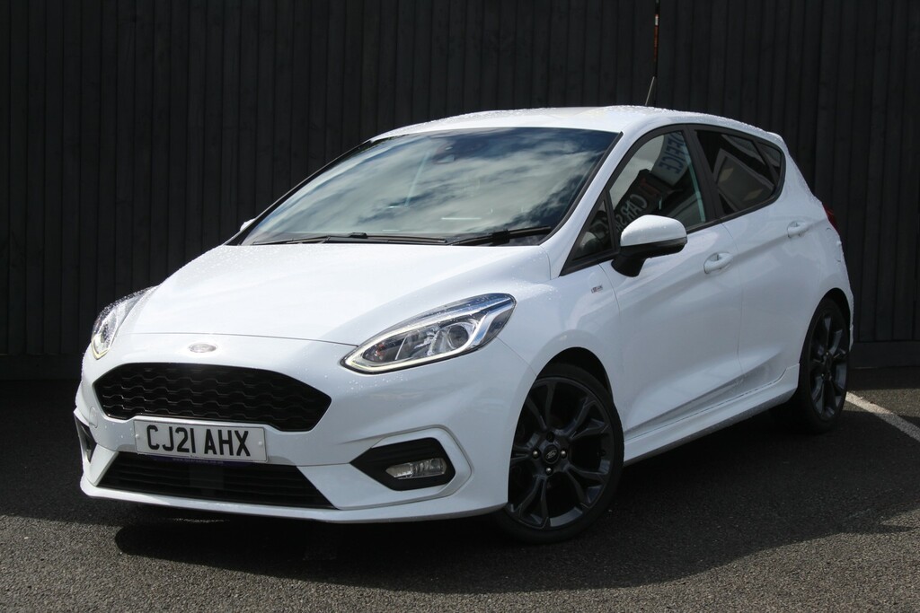 Ford Fiesta Hatchback 1.0 Fiesta St-line X Edition 1.0T White #4