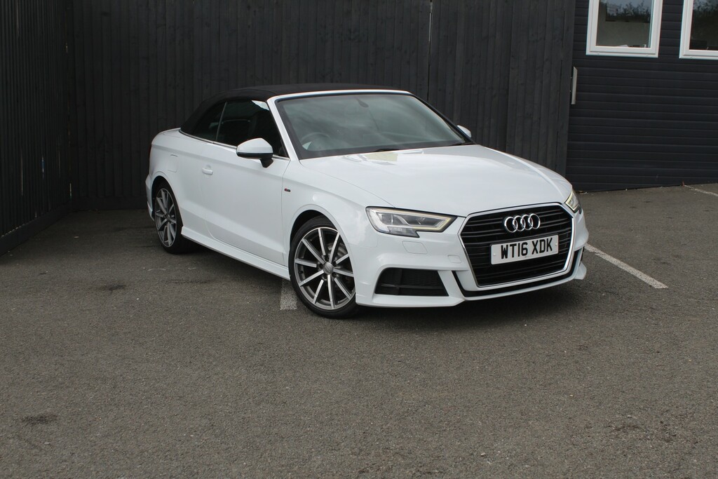Audi A3 Cabriolet Convertible 1.4 Tfsi Cod S Line 2016 White #4