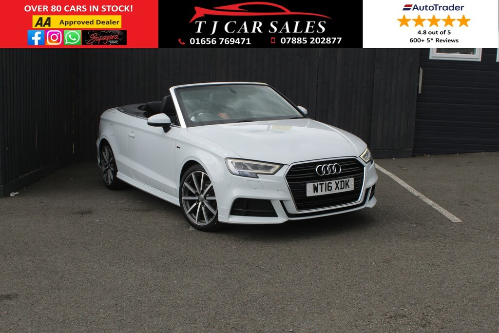 Audi A3 Cabriolet Convertible 1.4 Tfsi Cod S Line 2016 White