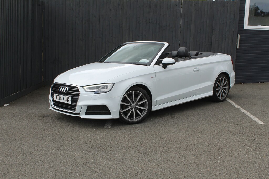 Audi A3 Cabriolet Convertible 1.4 Tfsi Cod S Line 2016 White #3