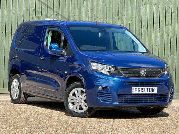 Peugeot Partner 1.5 Bluehdi 1000 Asphalt Standard Panel Van Eat8 S Blue