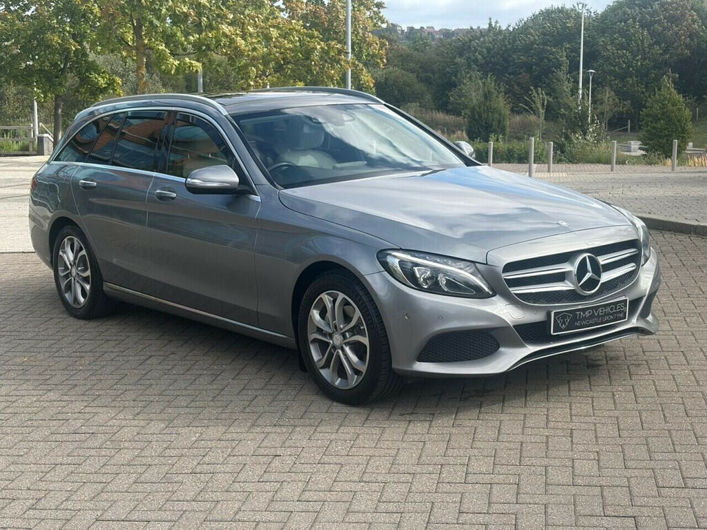 Mercedes-Benz C Class 2.1 C220 Bluetec Sport Estate G-tronic Silver #2