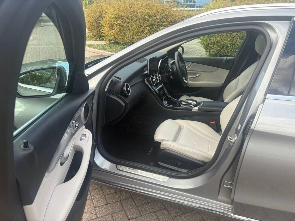 Mercedes-Benz C Class Coupe White #17