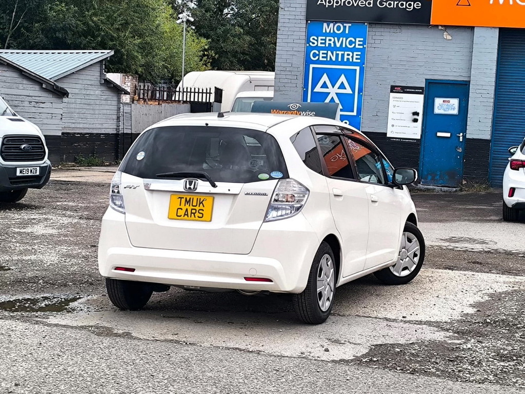 Honda Jazz Fit 1.3 Hybrid 201111 5 Seats Ulez Free Fre White #4