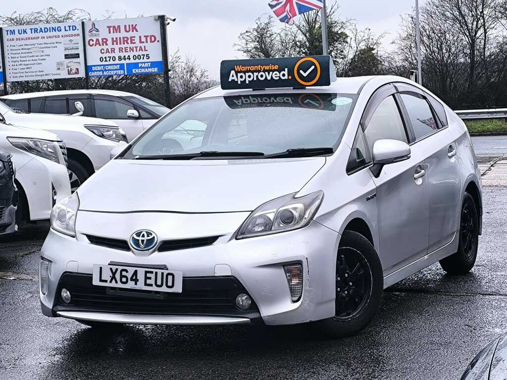 Toyota Prius 1.8 Hybrid 201564 T Spirit 5 Seats Ulez Free Silver #2