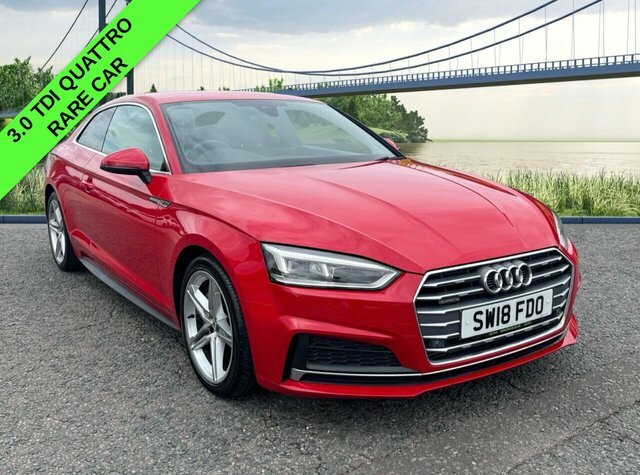 Audi A5 3.0 Tdi V6 S Line Coupe S Tronic Quattr Red