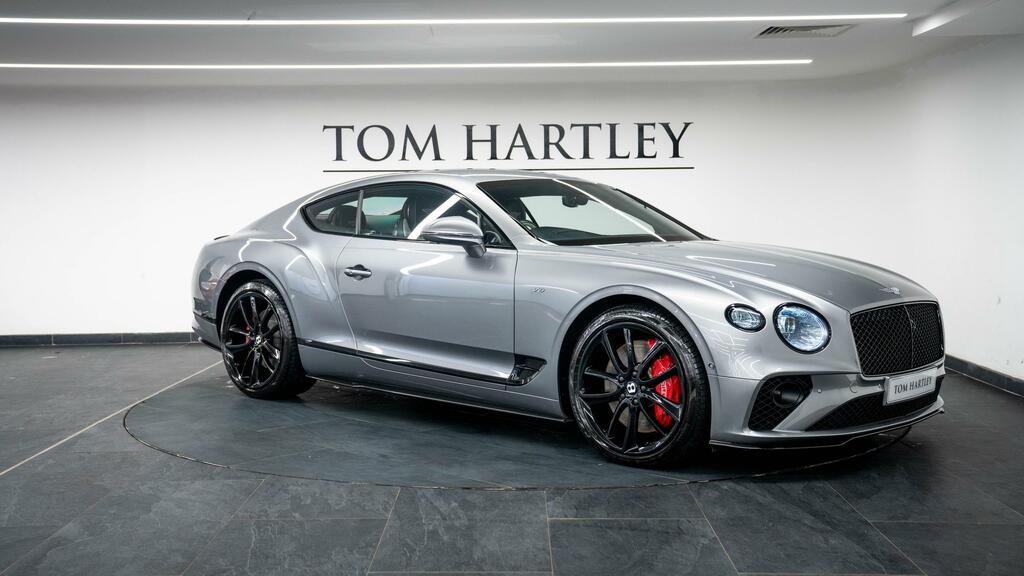 Bentley Continental Gt V8 Blue #9