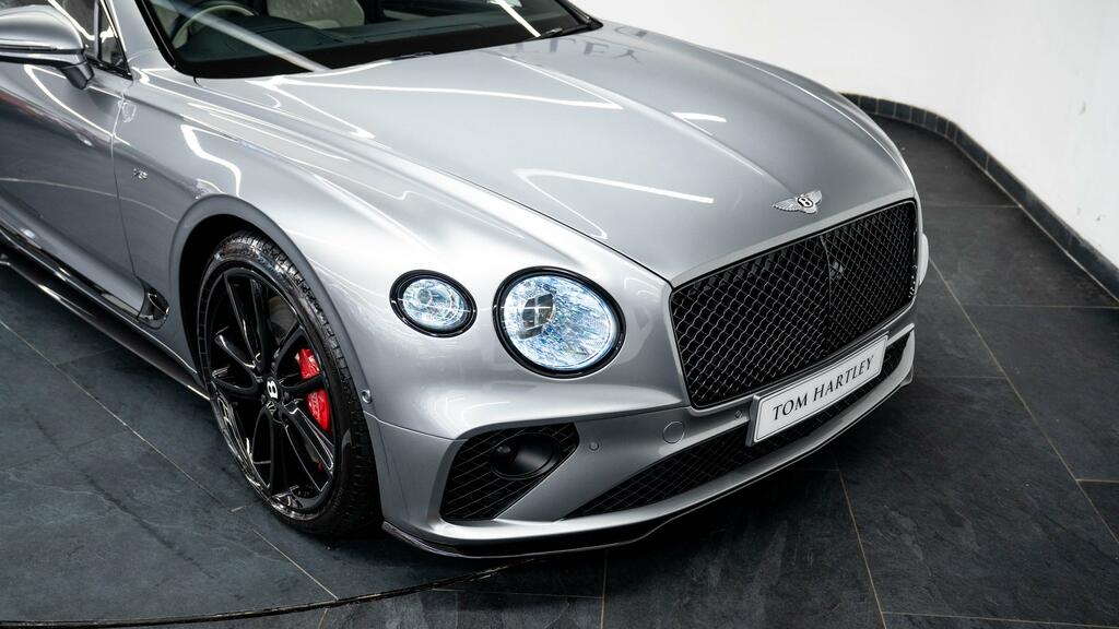 Bentley Continental Gt V8 Blue #10