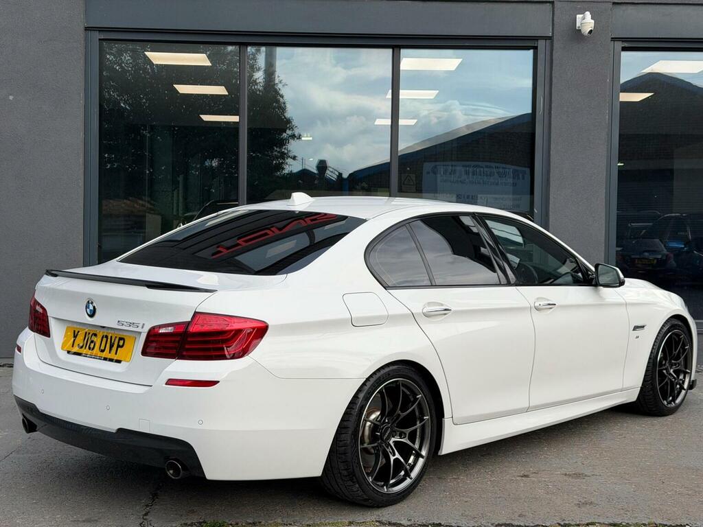 BMW 5 Series 520D Luxury Saloon Blue #13