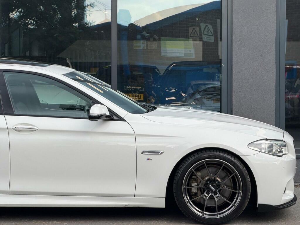BMW 5 Series 520D Luxury Saloon Blue #9