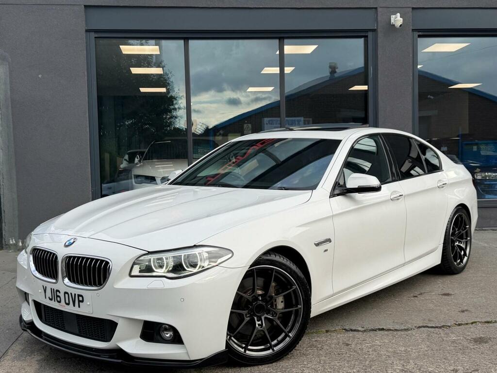 BMW 5 Series 520D Luxury Saloon Blue #11