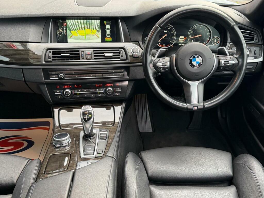 BMW 5 Series 520D Luxury Saloon Blue #17