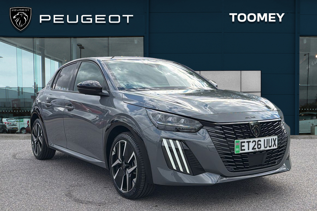 Peugeot e-208 51Kwh Gt Hatchback Grey