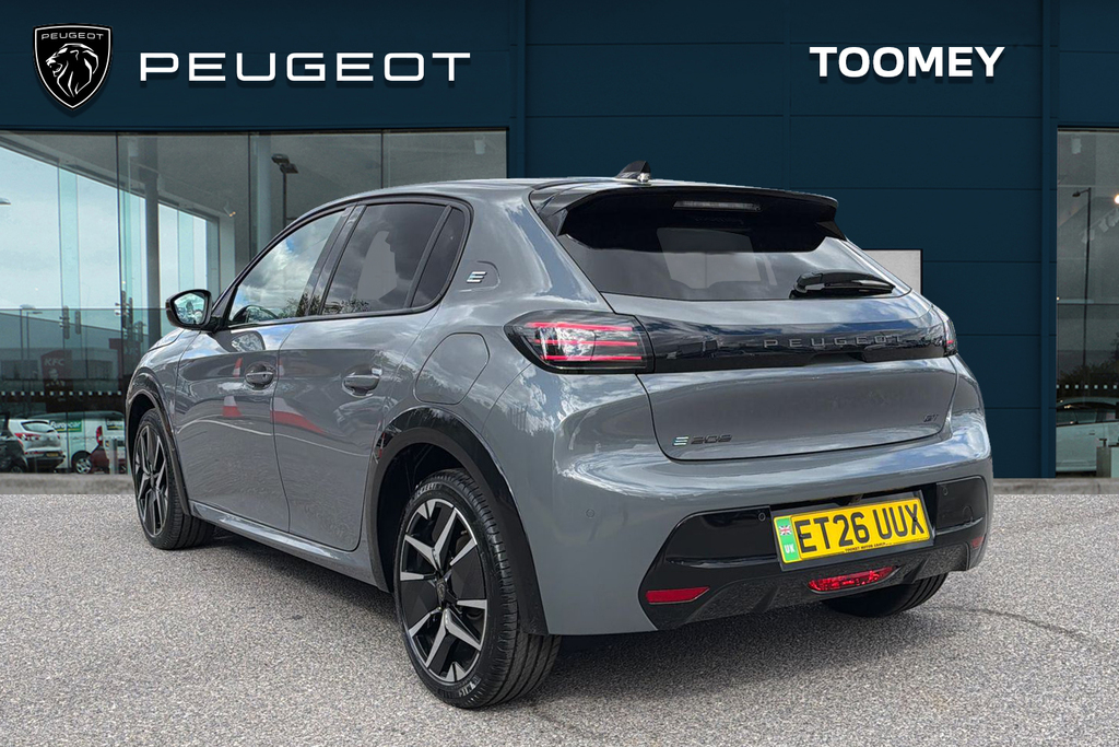 Peugeot e-208 51Kwh Gt Hatchback Grey #3