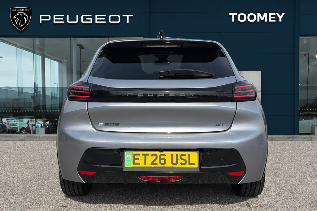 Peugeot e-208 51Kwh Gt Hatchback 11Kw Charger Grey #6