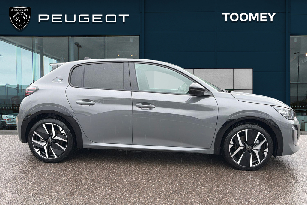 Peugeot e-208 51Kwh Gt Hatchback 11Kw Charger Grey #4
