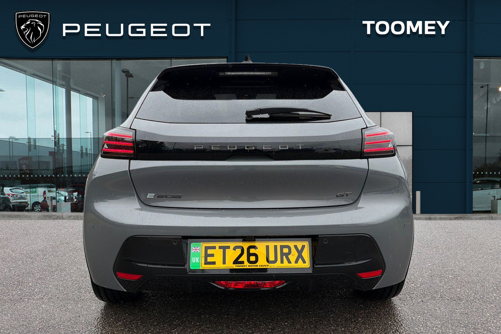 Peugeot e-208 51Kwh Gt Hatchback 11Kw Charger Grey #6