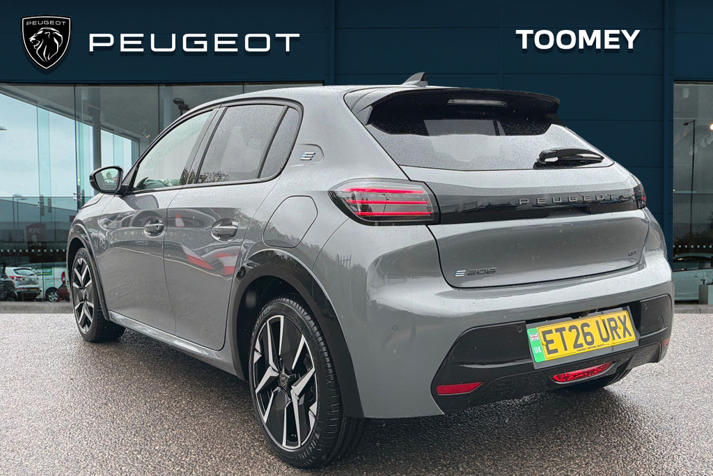 Peugeot e-208 51Kwh Gt Hatchback 11Kw Charger Grey #3