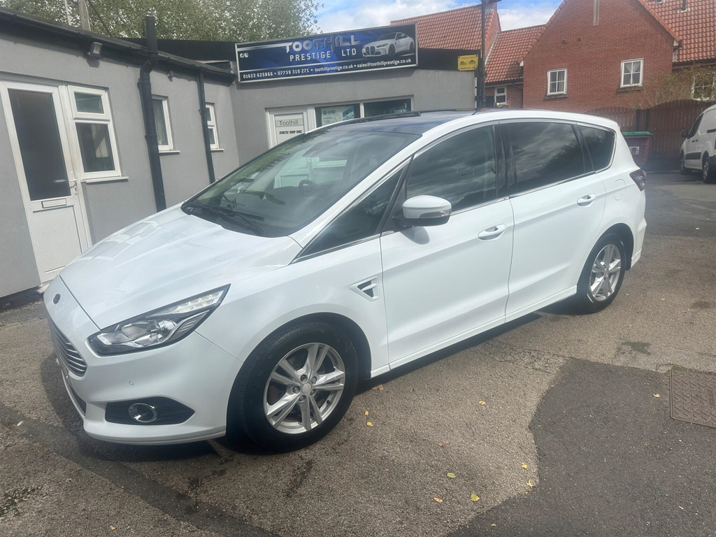 Ford S-Max 2.0 Tdci Titanium Euro 6 Ss White #6