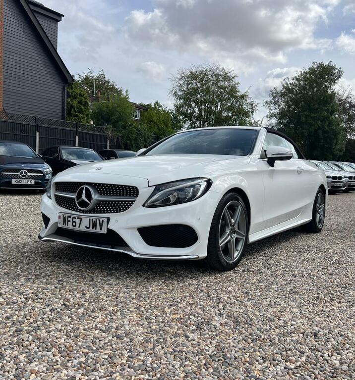 Mercedes-Benz C Class 2.0 C200 Amg Line Cabriolet G-tronic Euro 6 Ss White #3