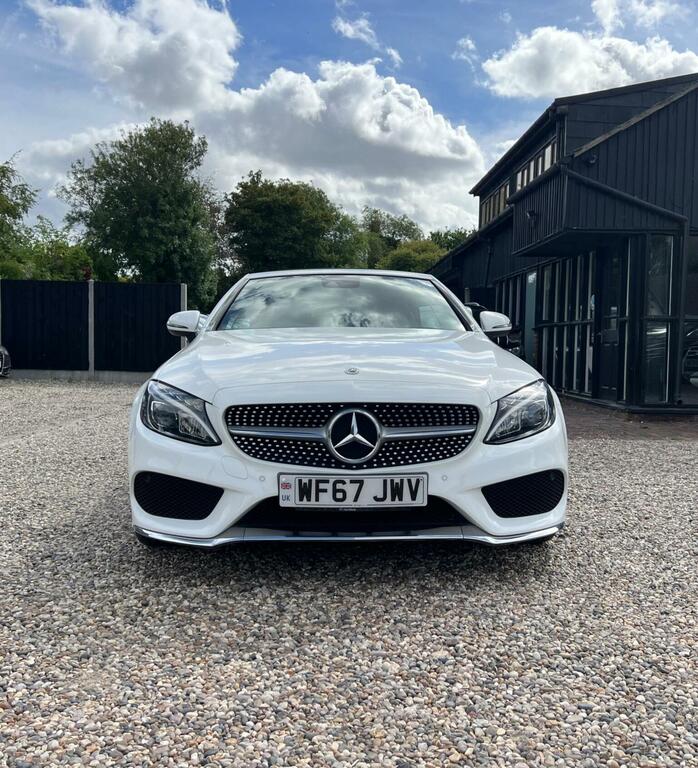 Mercedes-Benz C Class 2.0 C200 Amg Line Cabriolet G-tronic Euro 6 Ss White #2