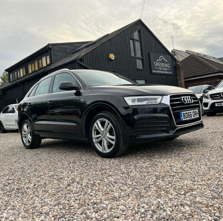 Audi Q3 2.0 Tdi S Line Euro 6 Ss Nav Black