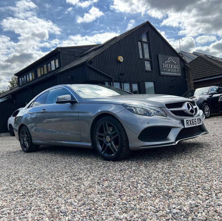 Mercedes-Benz E Class Coupe 2.0 E200 Amg Line G-tronic Euro 6 Ss Silver