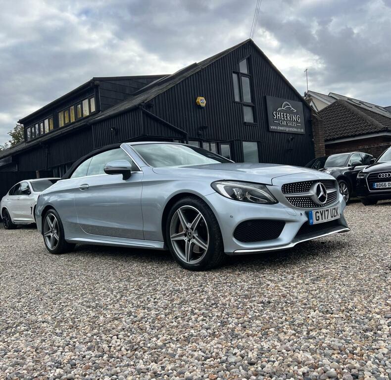 Mercedes-Benz C Class 2.1 C250d Amg Line Premium Plus Cabriolet G-tron Silver