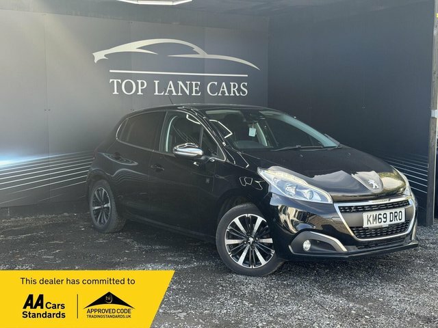 Peugeot 208 2019 1.2 Puretech Tech Edition Euro 6 Ss Black