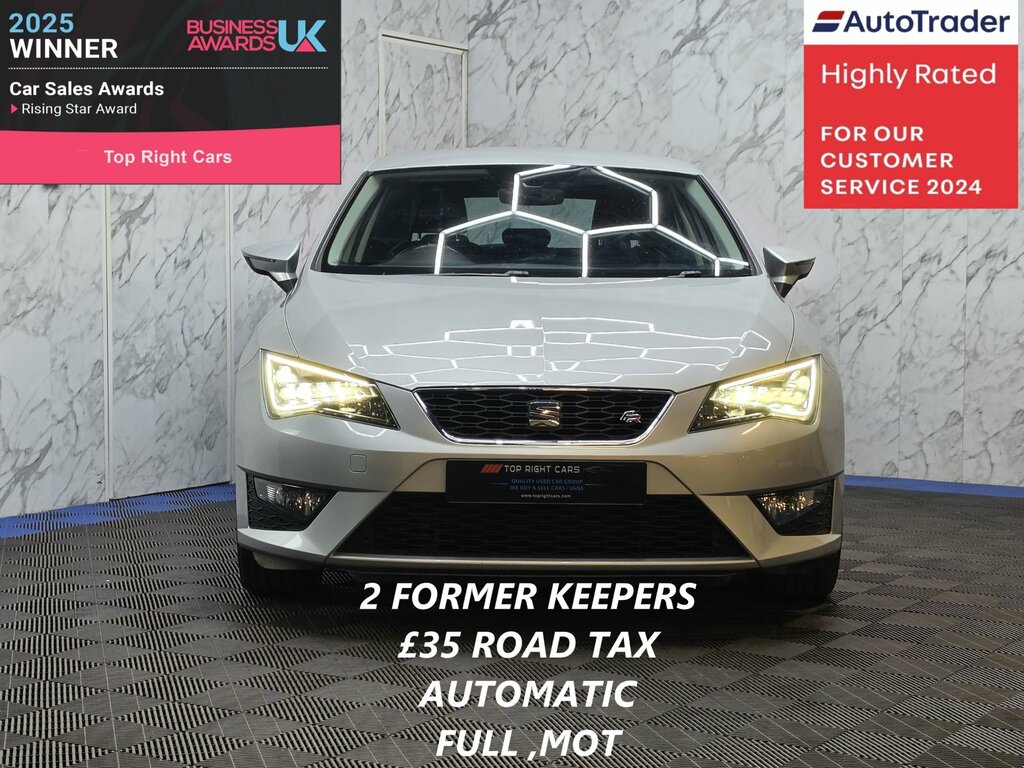 Seat Leon 1.4 Ecotsi Fr Technology Pack Sport Coupe Dsg Silver #2