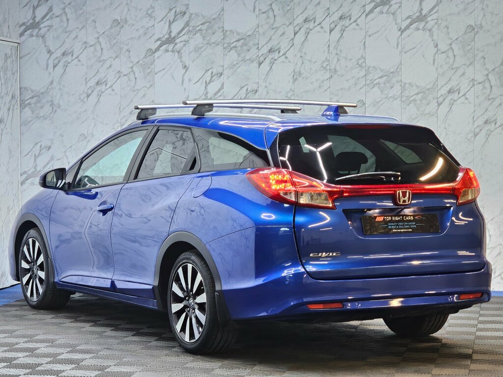 Honda Civic 1.8 I-vtec Sr Tourer Euro 6 Ulez 142 Ps Blue #5