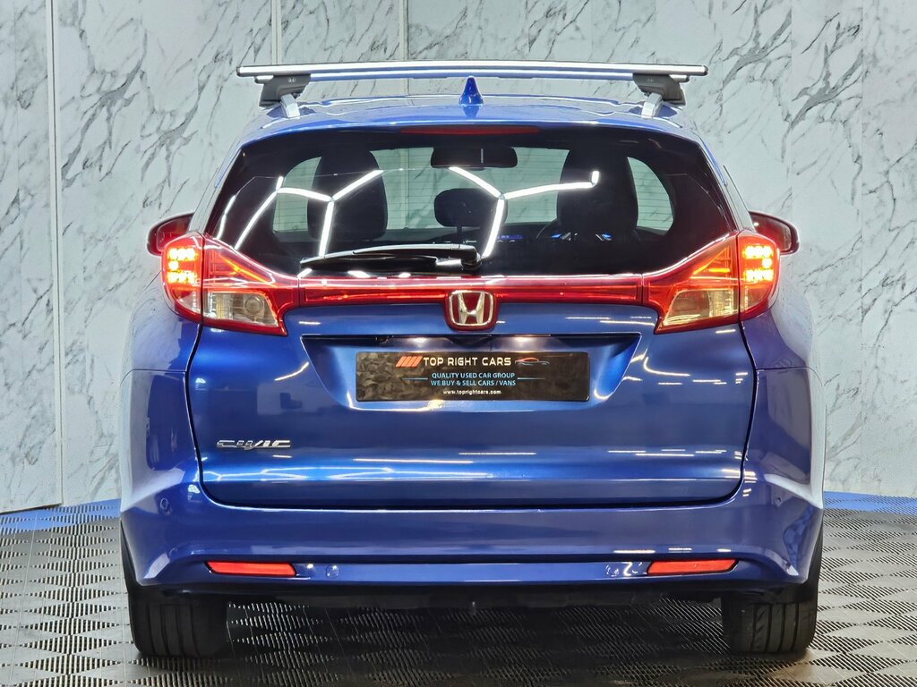 Honda Civic 1.8 I-vtec Sr Tourer Euro 6 Ulez 142 Ps Blue #4