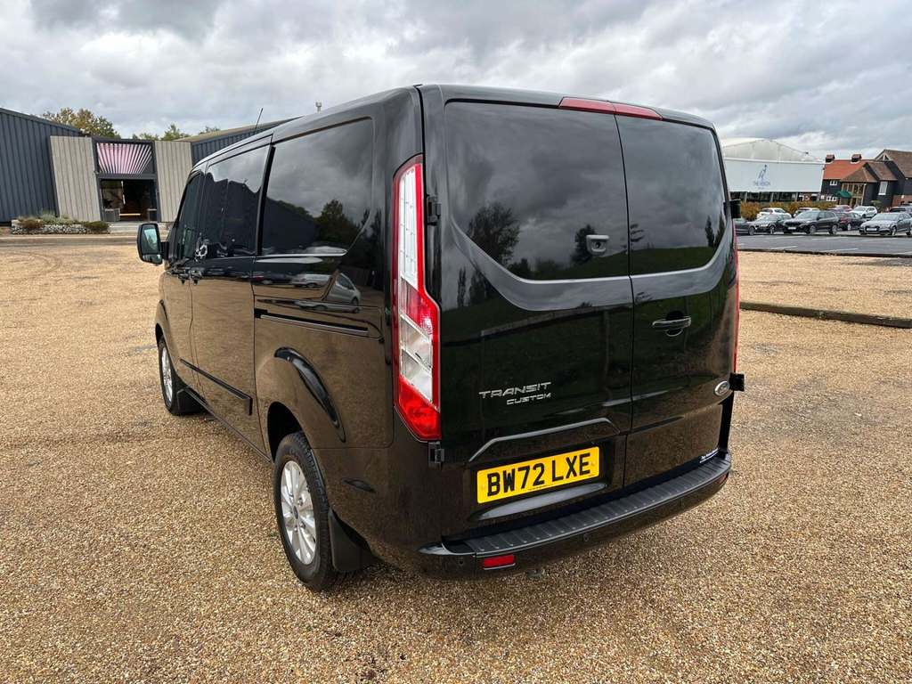 Ford Transit Custom 320 Ecoblue Limited Crew Van L1 H1 Euro 6 Ss BW72LXE Black #5