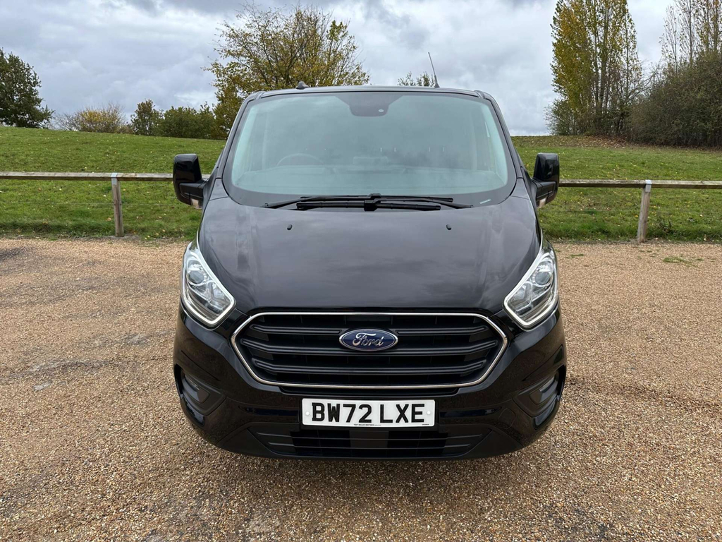 Ford Transit Custom 320 Ecoblue Limited Crew Van L1 H1 Euro 6 Ss BW72LXE Black #2