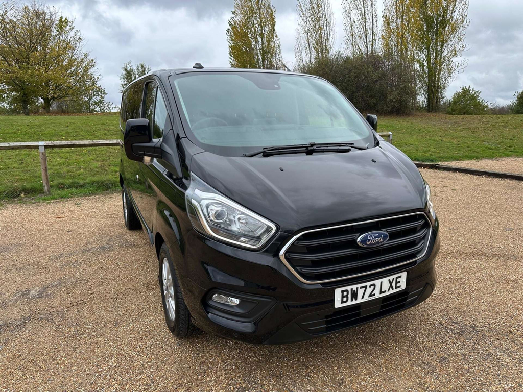 Ford Transit Custom 320 Ecoblue Limited Crew Van L1 H1 Euro 6 Ss BW72LXE Black
