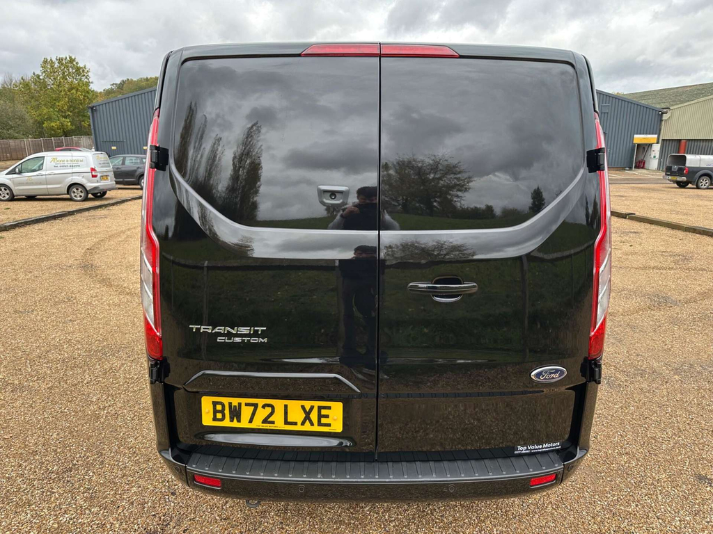 Ford Transit Custom 320 Ecoblue Limited Crew Van L1 H1 Euro 6 Ss BW72LXE Black #6