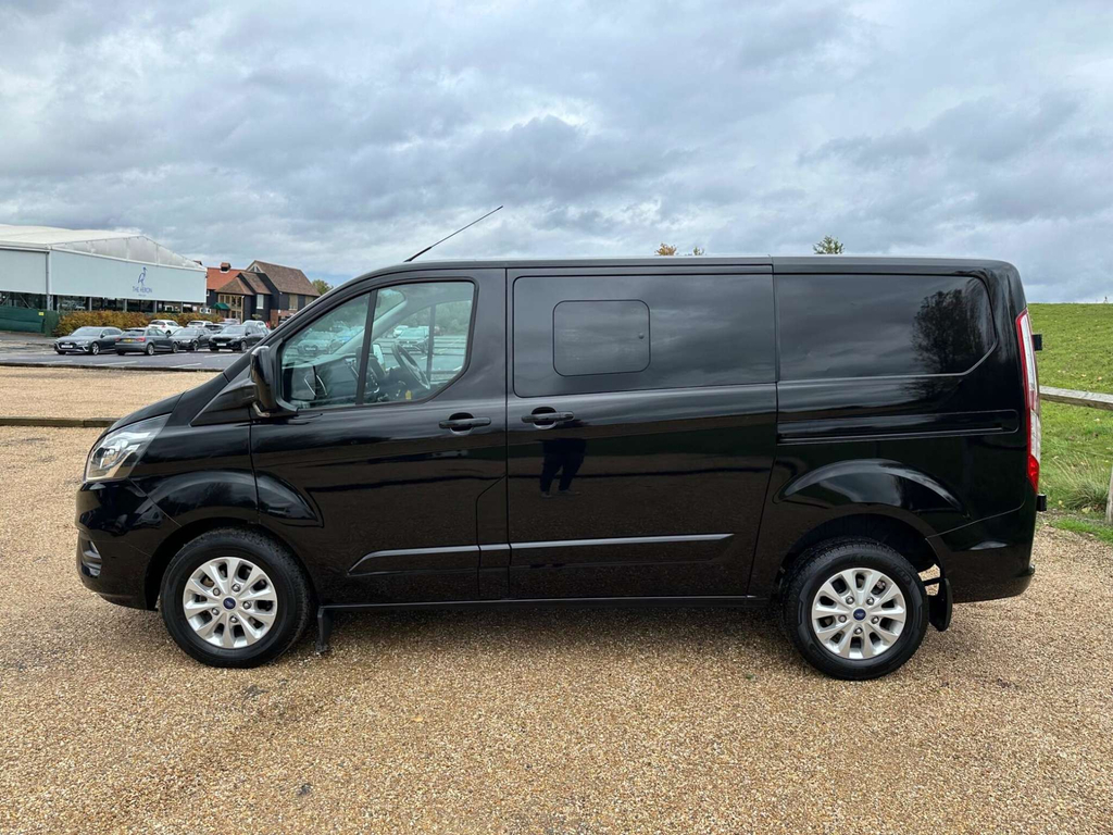 Ford Transit Custom 320 Ecoblue Limited Crew Van L1 H1 Euro 6 Ss BW72LXE Black #4